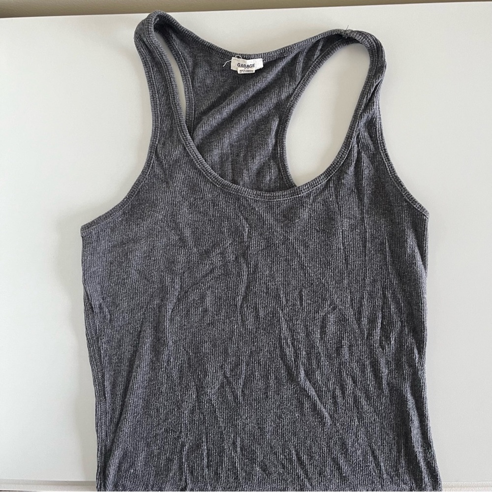Garage Longline Ribbed Tank - Picture 4 of 5